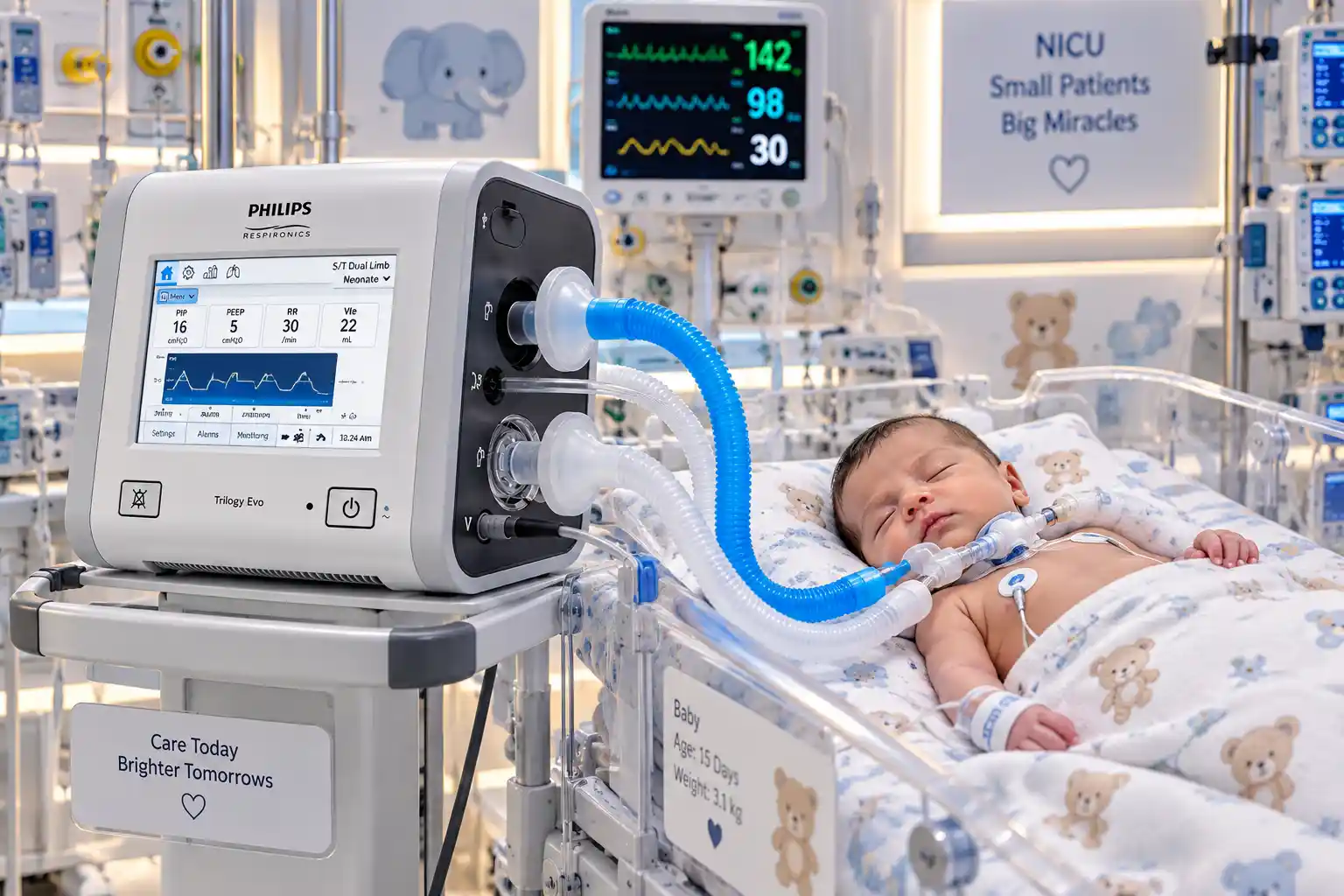 Philips Trilogy EV300 Neonatal Ventilator
