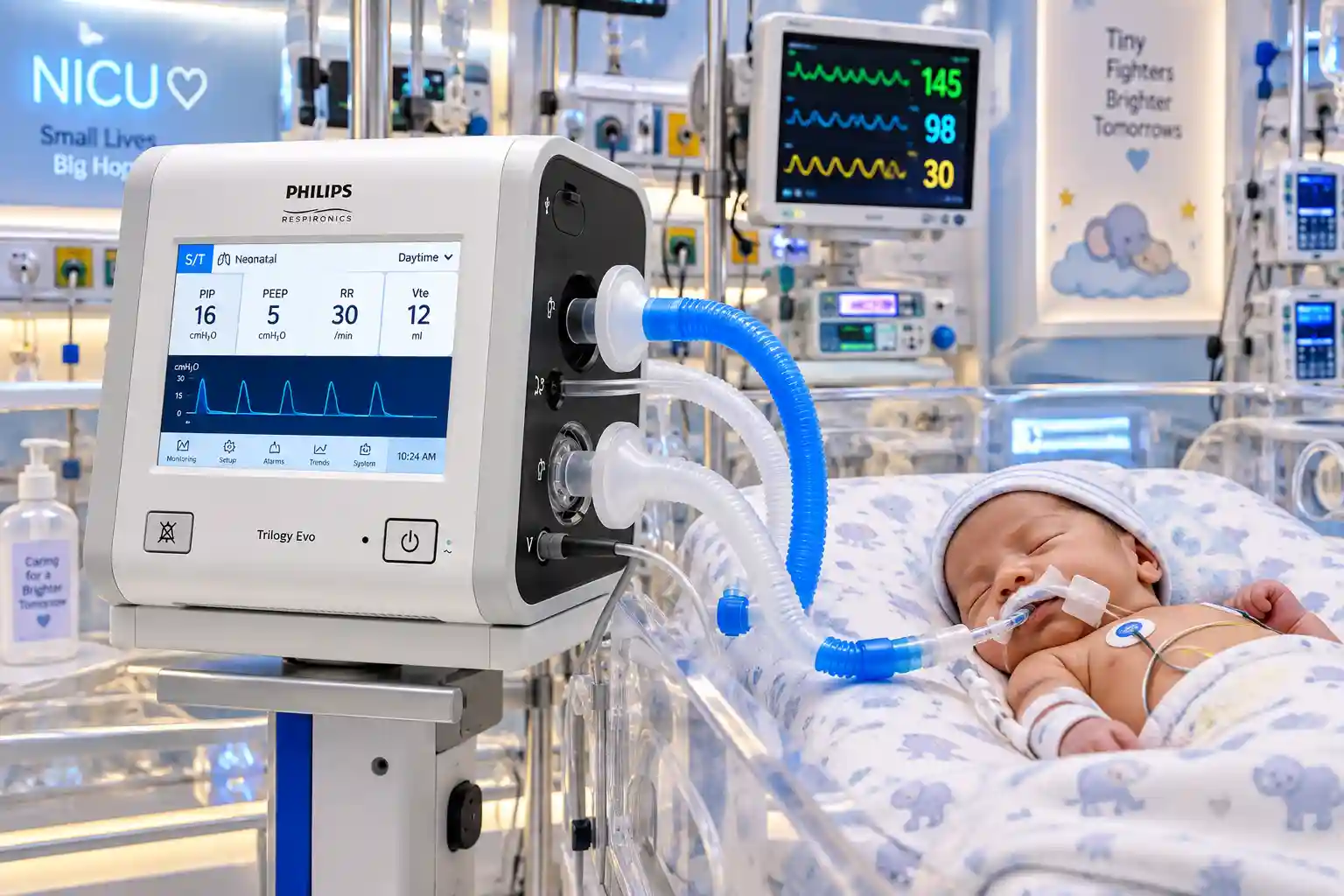 Philips Trilogy EVO Neonatal Ventilator